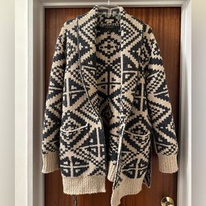 Banana Republic jaquard cardigan, size M.
